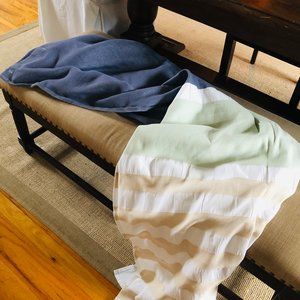 striped shower curtain